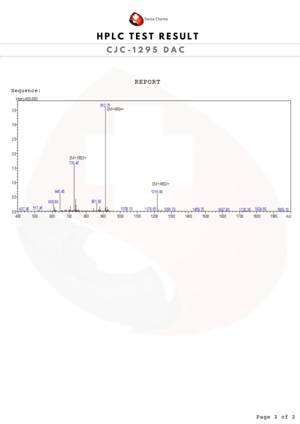 HPLC-CJC-1295-DAC-2 CJC-1295 with DAC, 2mg
